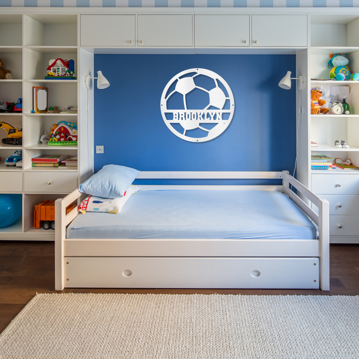 Personalized Metal Soccer Sign